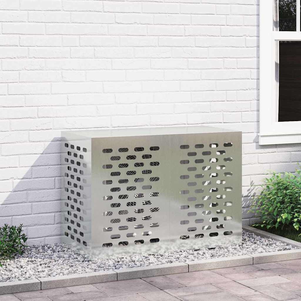 vidaXL Airconditioner hoes zilver 100 x 50 x 70 cm