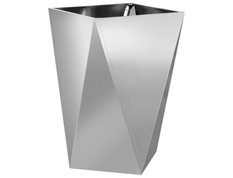 vidaXL Plantenbak Zilver 50 x 50 x 75 cm Gegalvaniseerd staal