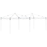 vidaXL Pop-up partytent 575 x 288 x 245 cm Beige Oxford Stof