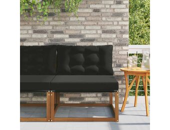 vidaXL Buiten Midden Sofa Massief Acaciahout Naturel