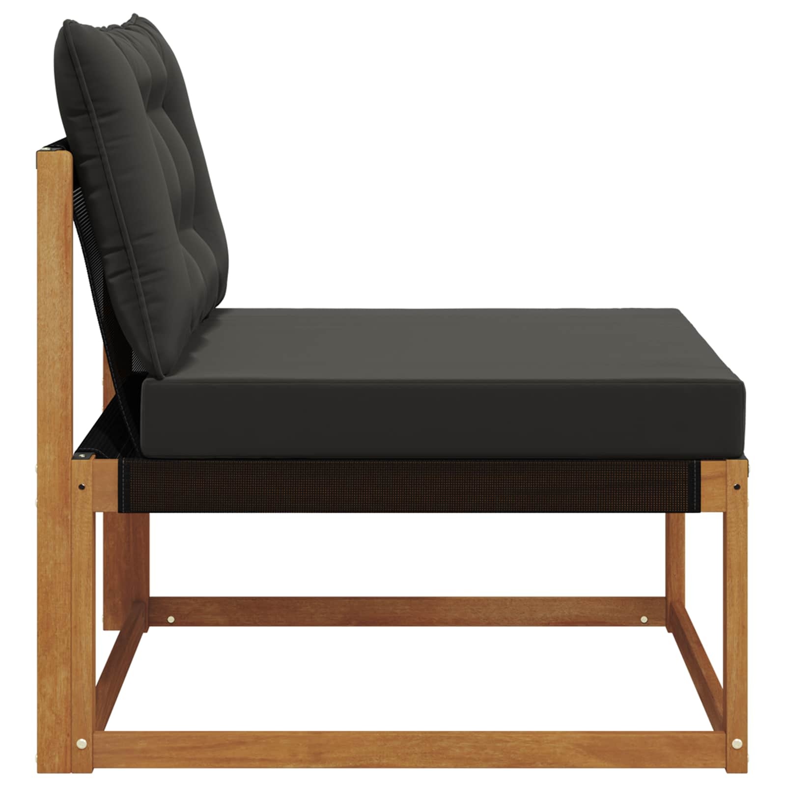 vidaXL Buiten Midden Sofa Massief Acaciahout Naturel