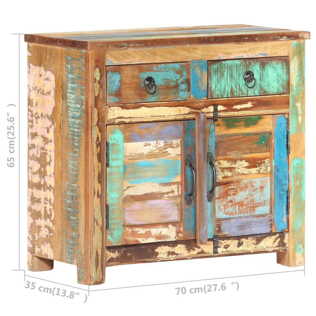 vidaXL Dressoir 70x35x65 cm massief gerecycled hout