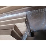 vidaXL Badkamerkast 30x30x190 cm bewerkt hout artisanaal eikenkleurig