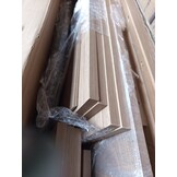 vidaXL Badkamerkast 30x30x190 cm bewerkt hout artisanaal eikenkleurig