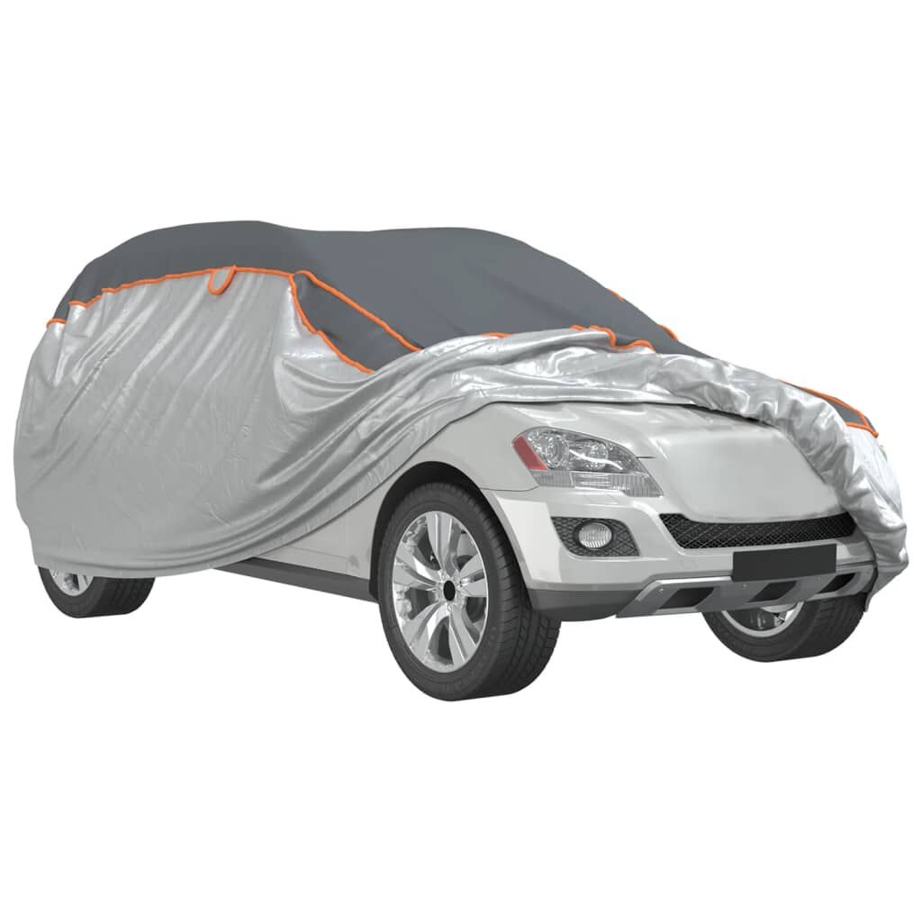 vidaXL Autohoes voor SUV hagelbescherming XL zilverkleurig en grijs