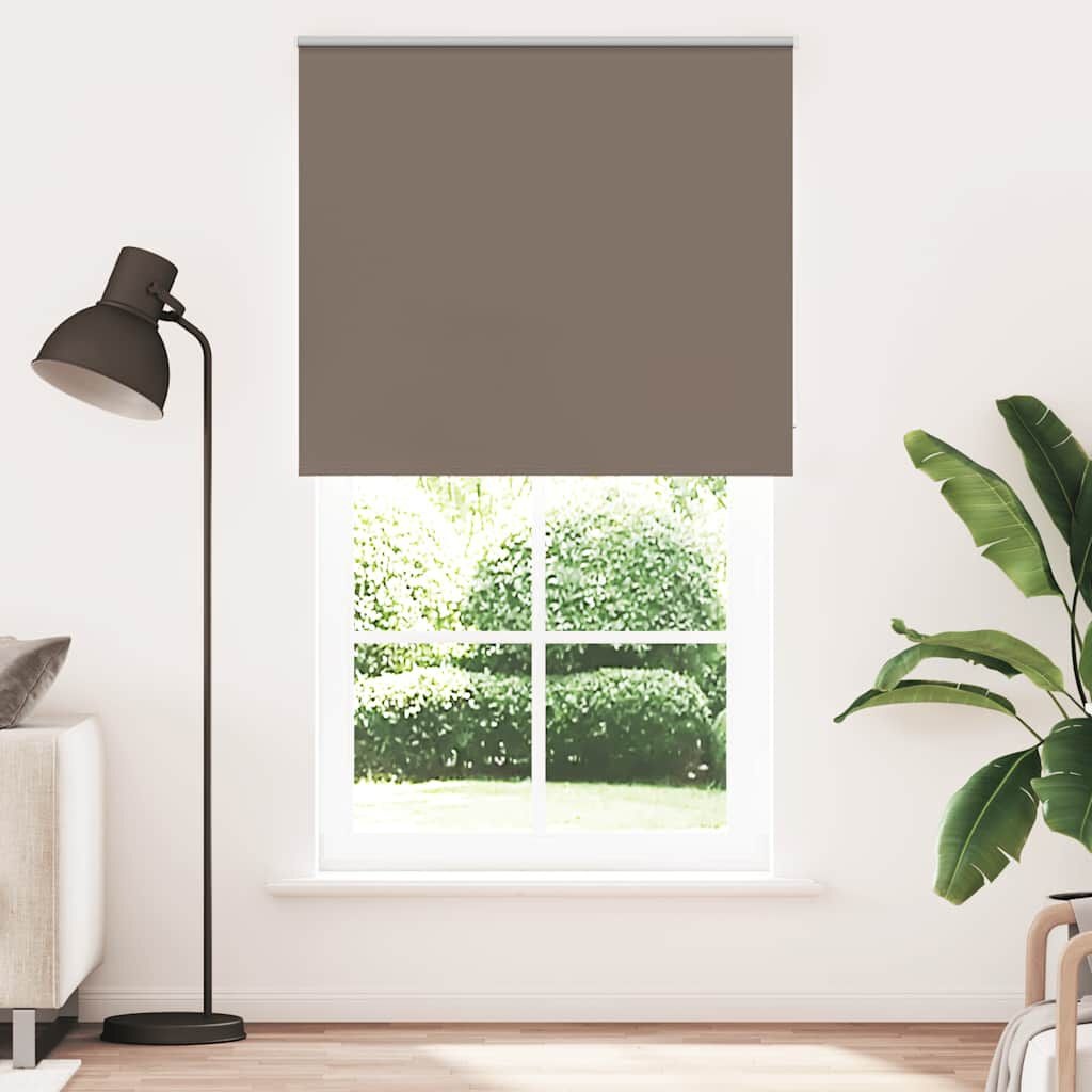 vidaXL Rolgordijn verduisterend 140x230 cm stofbreedte 136,6 cm blauw