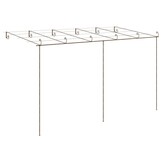 vidaXL Tuinpergola 6x3x2,5 m ijzer antiekbruin