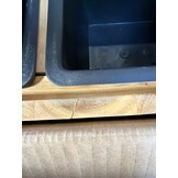 vidaXL Plantenbak verhoogd met 3 potten massief acaciahout
