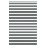 vidaXL Zebra rolgordijn 150x230 cm stofbreedte 145,9 cm donkergrijs