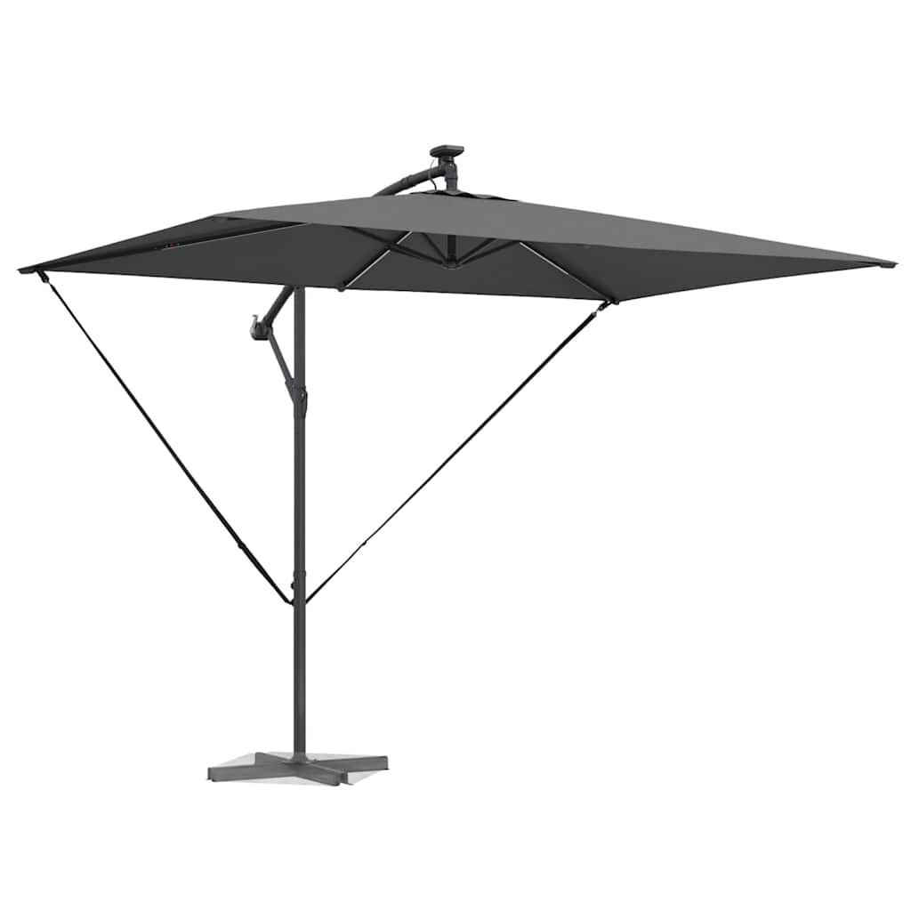 vidaXL Parasol 294 x 200 x 270 cm Polyester en Aluminium Antraciet