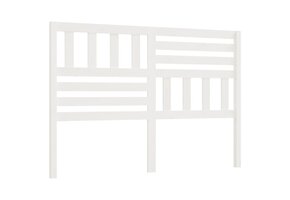 Hoofdbord Massief Grenenhout Wit 166x4x100 cm - 53% Korting