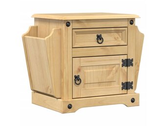 vidaXL Nachtkastje Corona 45x35x47,5 cm massief grenenhout