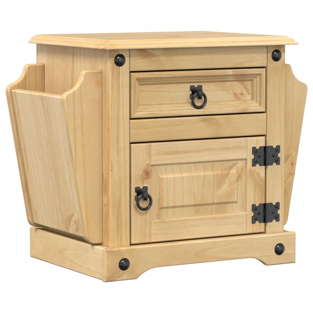 vidaXL Nachtkastje Corona 45x35x47,5 cm massief grenenhout