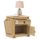 vidaXL Nachtkastje Corona 45x35x47,5 cm massief grenenhout