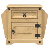 vidaXL Nachtkastje Corona 45x35x47,5 cm massief grenenhout