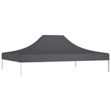 vidaXL Partytentdak 270 g/m² 4x3 m antraciet