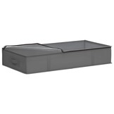 vidaXL Opbergdoos met transparant bovenraam 2 st Nonwoven stof 64,8 L