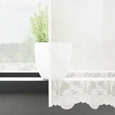 vidaXL Kantgordijn Wit 200 x 400 cm Polyester