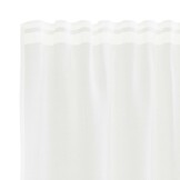 vidaXL Kantgordijn Wit 200 x 400 cm Polyester