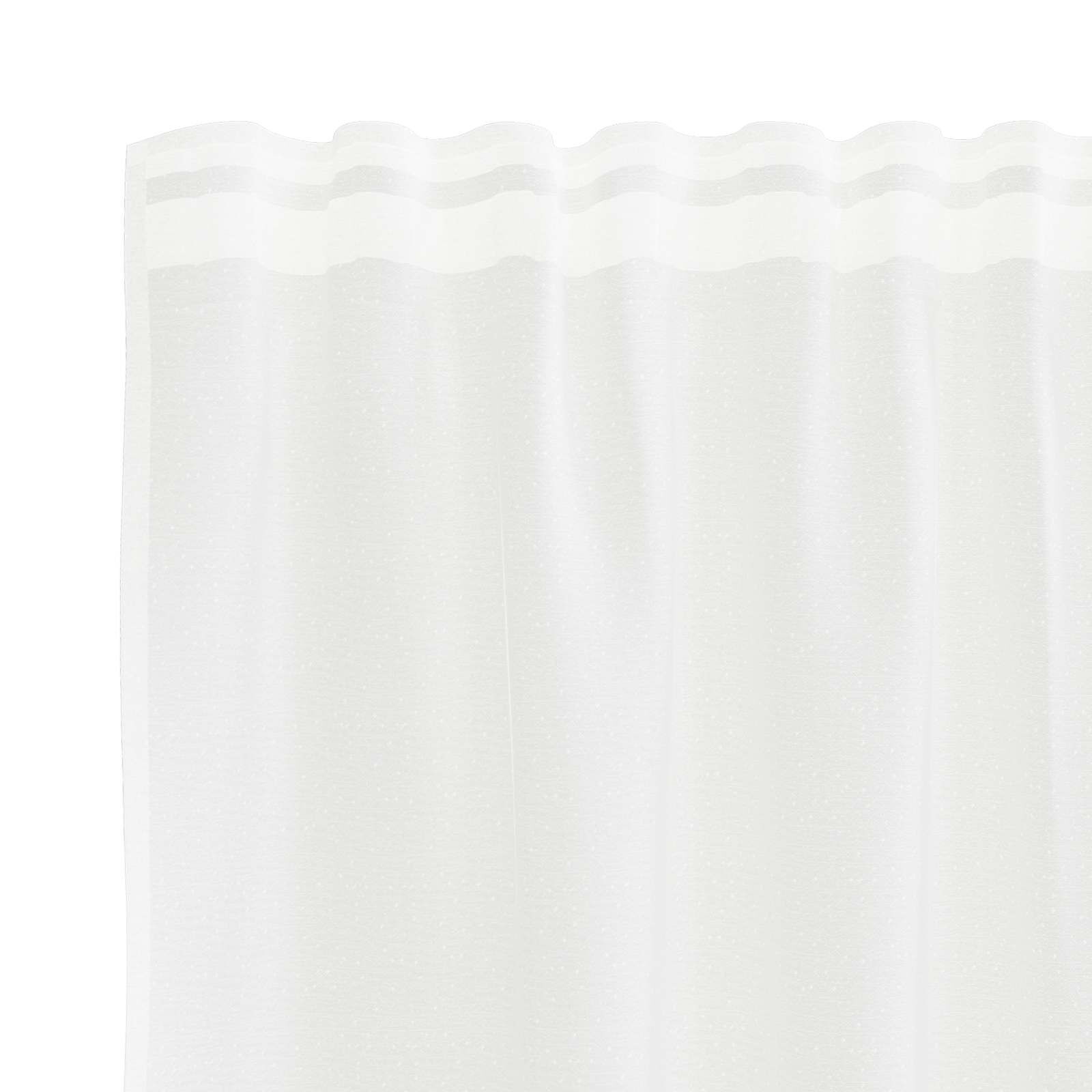 vidaXL Kantgordijn Wit 200 x 400 cm Polyester