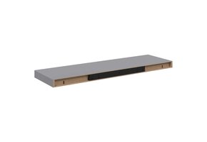 Zwevende Wandplank MDF Grijs 80x23,5cm - 32% Korting