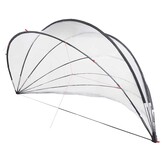 vidaXL Pooldome 592 x 590 x 275 cm PVC Doorzichtig