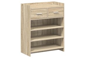 VidaXL Schoenenkast Sonoma Eiken (73,5 x 36 x 92 cm) - 54% Korting