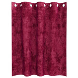 vidaXL Velvet Gordijnen 2 st Wijnrood 175 x 140 cm Fluweel