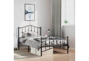 Zwart Metalen Bedframe 100x190 cm - 34% Korting
