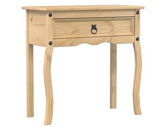vidaXL Wandtafel Corona 73x35x73 cm massief grenenhout