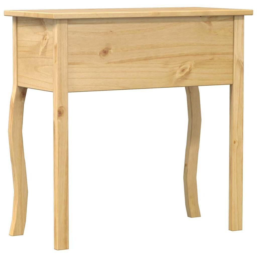 vidaXL Wandtafel Corona 73x35x73 cm massief grenenhout