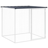 vidaXL Kippenhok met dak 103x98x90 cm gegalvaniseerd staal antraciet