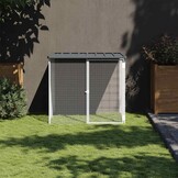 vidaXL Kippenhok met dak 103x98x90 cm gegalvaniseerd staal antraciet