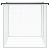 vidaXL Kippenhok met dak 103x98x90 cm gegalvaniseerd staal antraciet