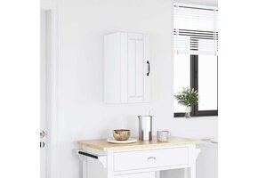 VidaXL Keukenbovenkast Lucca Bewerkt Hout Wit - 34% Korting