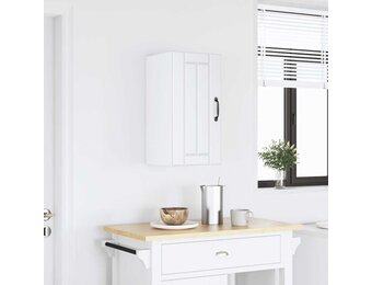 vidaXL Keukenbovenkast Lucca bewerkt hout wit
