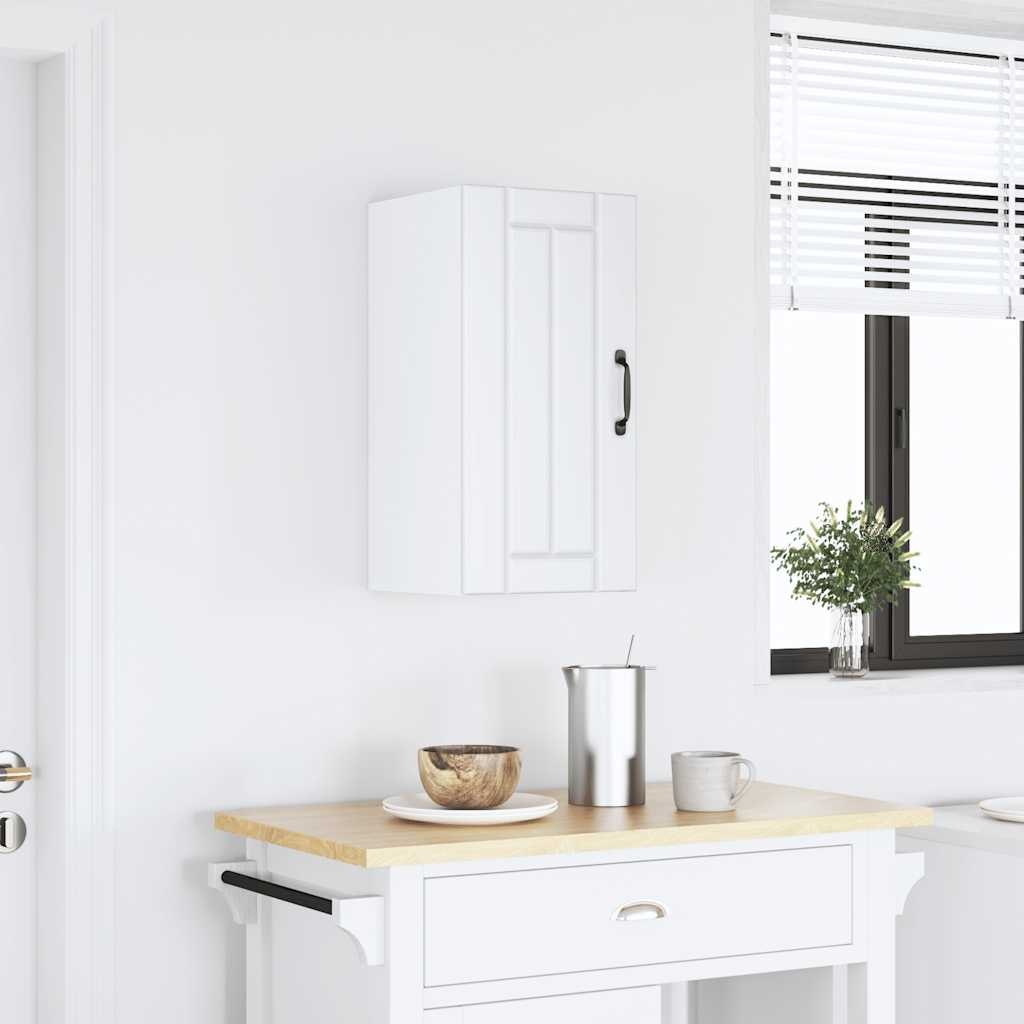 vidaXL Keukenbovenkast Lucca bewerkt hout wit