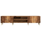 vidaXL Tv-meubel 180x31,5x40 cm bewerkt hout oud houtkleurig