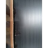 vidaXL Boekenkast/kamerscherm 80x30x135,5 cm massief grenenhout zwart