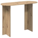 vidaXL Wandtafel Artisanaal eiken 100 x 39,5 x 75 cm Bewerkt hout