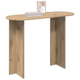 vidaXL Wandtafel Artisanaal eiken 100 x 39,5 x 75 cm Bewerkt hout