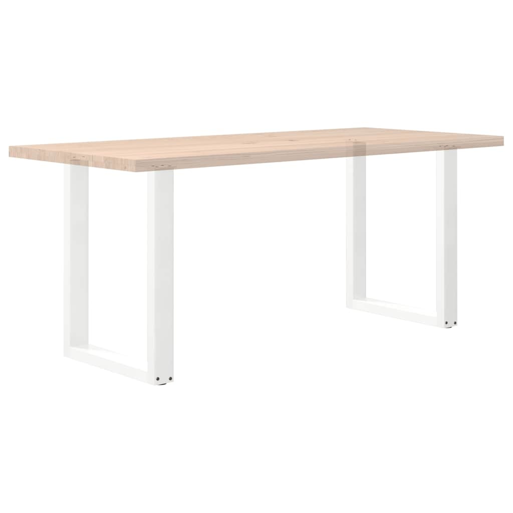 vidaXL Eettafelpoten 2 st U-vormig 70x(72-73) cm staal wit