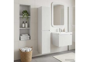 Badkamerkast Wit 160cm - Gemonteerd Hout - 53% Korting