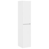 vidaXL Wand Gemonteerde Badkamerkast Wit 33 x 34,5 x 160 cm
