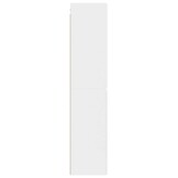 vidaXL Wand Gemonteerde Badkamerkast Wit 33 x 34,5 x 160 cm