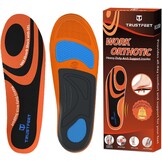 Trustfeet Orthopedische Werkinlegzolen, Boogondersteuning tegen Vermoeidheid en Fasciitis Plantaris, Comfort Inlegzolen voor Dames en Heren, Werkschoen Schoeninlegzolen voor de Hele Dag Staan-XS - Maat XS(36-38 EU)24.5cm