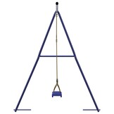 vidaXL Schommel 194x185x188 cm blauw polypropeen