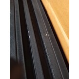 vidaXL Dressoir 60x33x75 cm bewerkt hout zwart