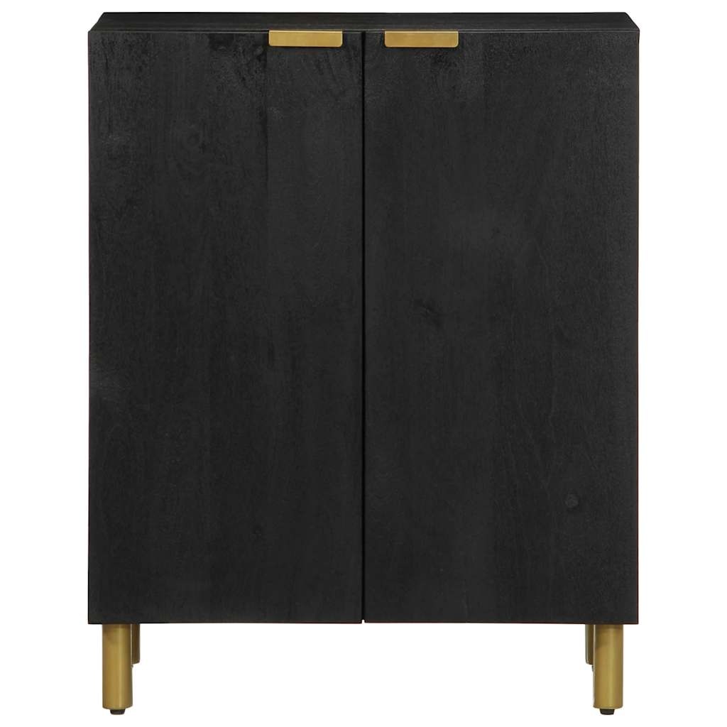 vidaXL Dressoir 60x33x75 cm bewerkt hout zwart