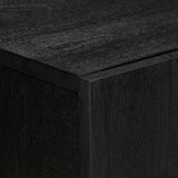 vidaXL Dressoir 60x33x75 cm bewerkt hout zwart